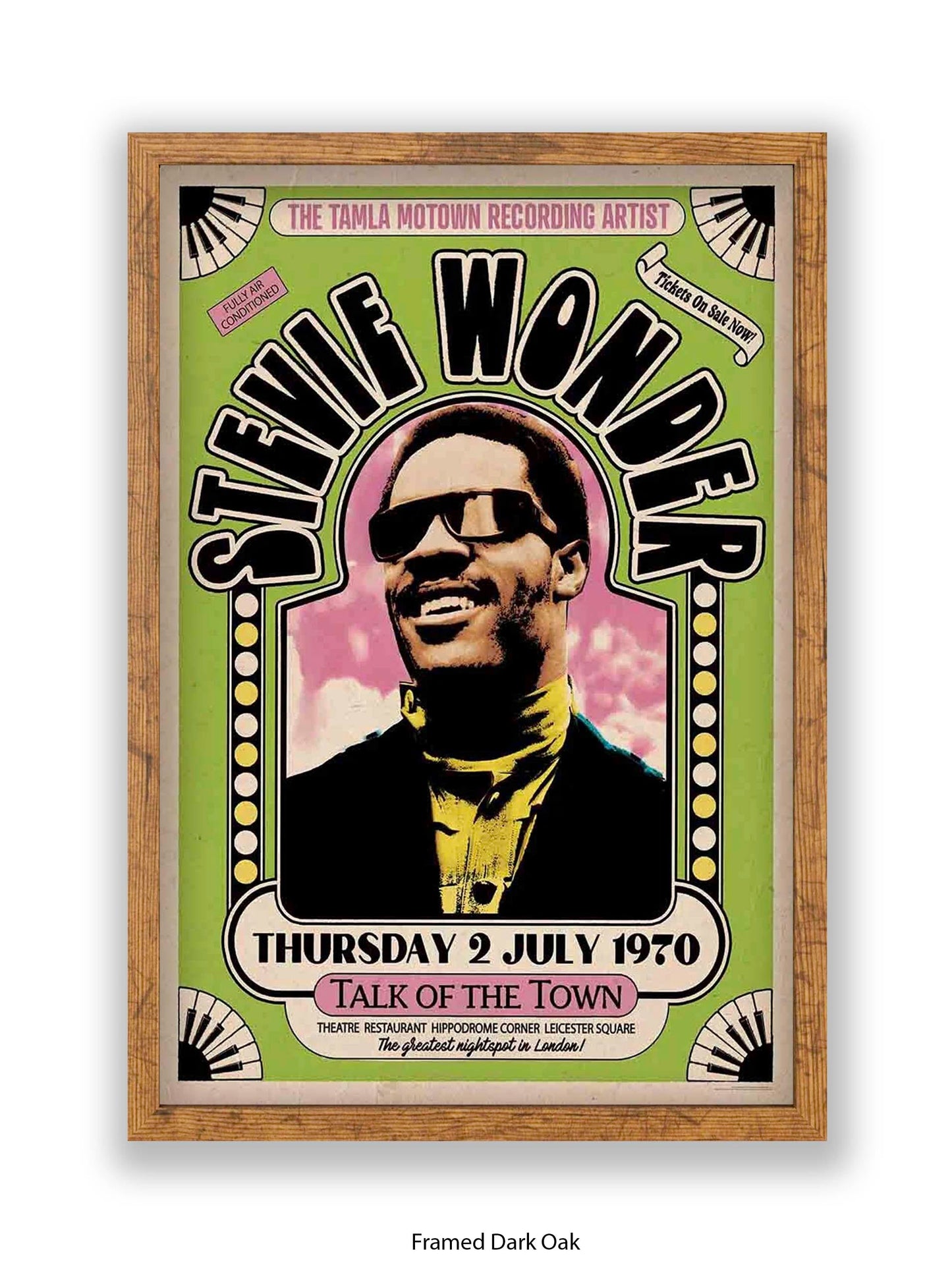 Stevie Wonder - Talk Of the Town - Poster