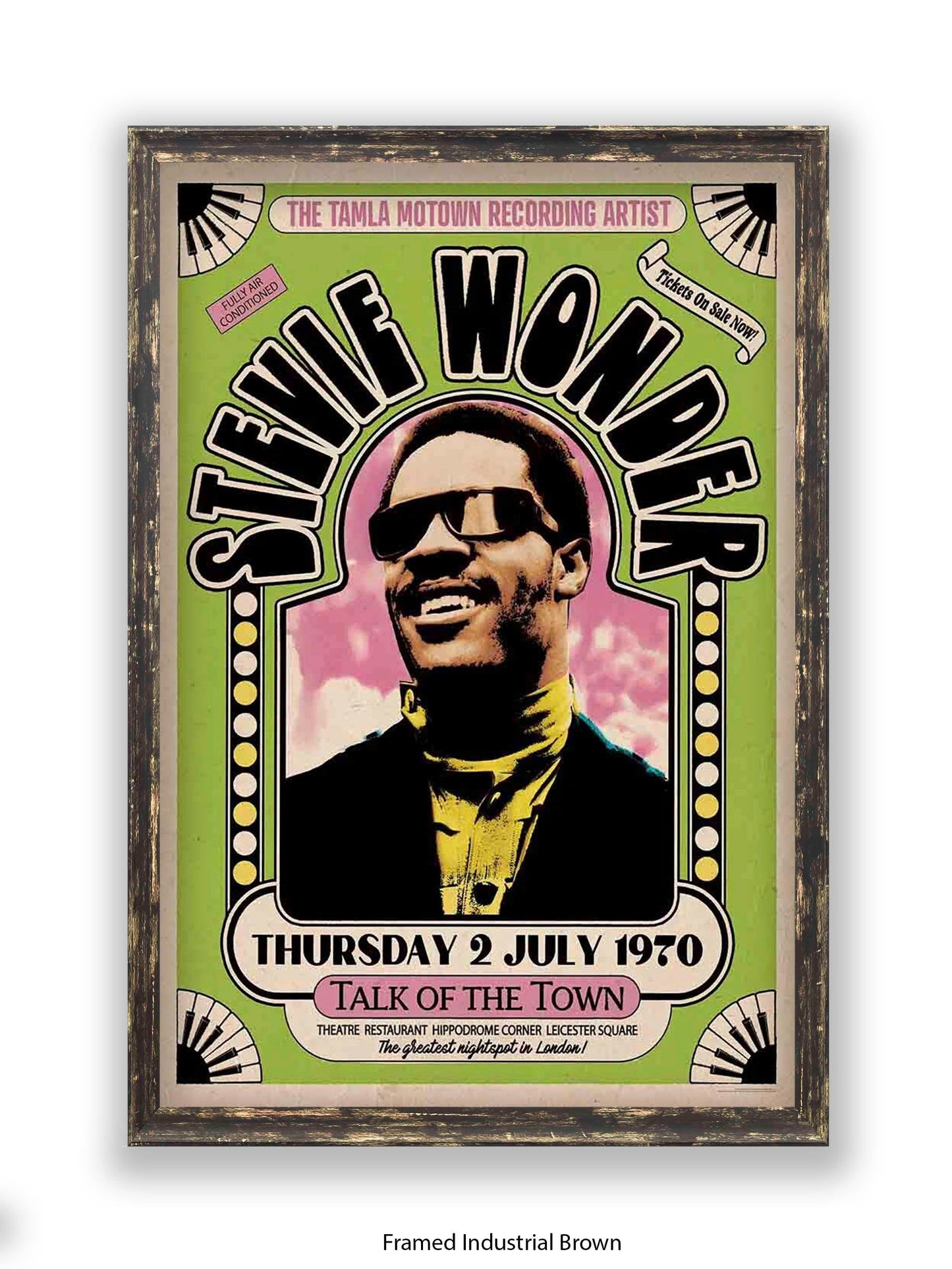 Stevie Wonder - Talk Of the Town - Poster