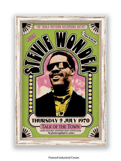 Stevie Wonder - Talk Of the Town - Poster