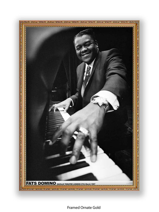 Fats Domino - Saville Theatre, London 27th March 1967 - Poster