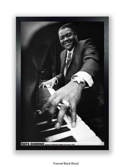 Fats Domino - Saville Theatre, London 27th March 1967 - Poster