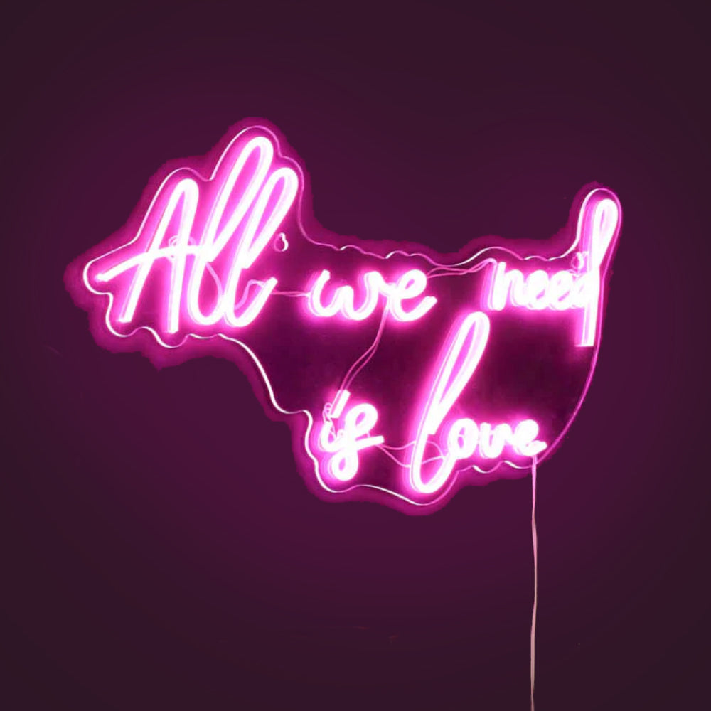 All We Need Is Love - Acrylic LED