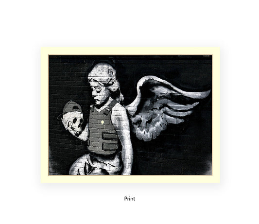 Angel Bullet Proof Vest Banksy Art Print