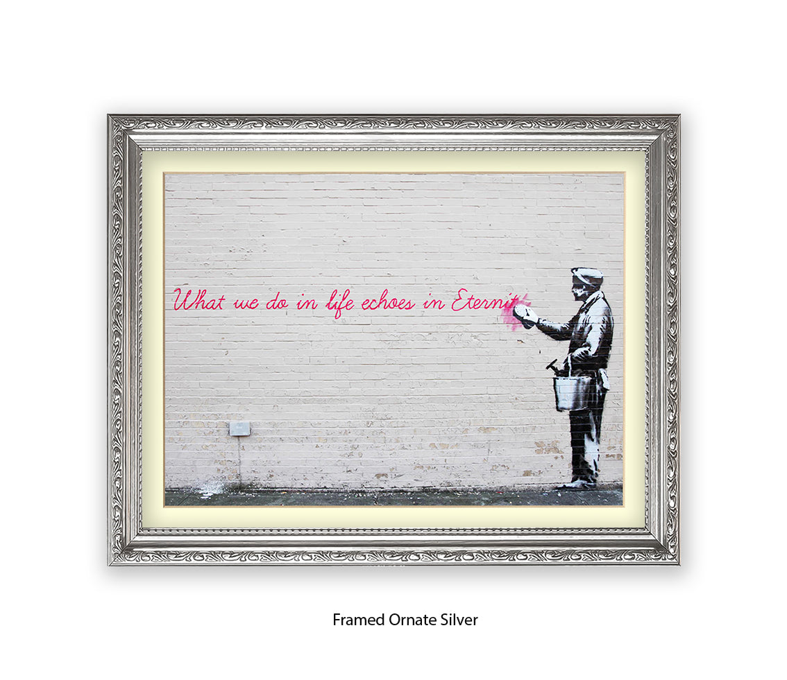 Eternity Echoes Banksy Art Print