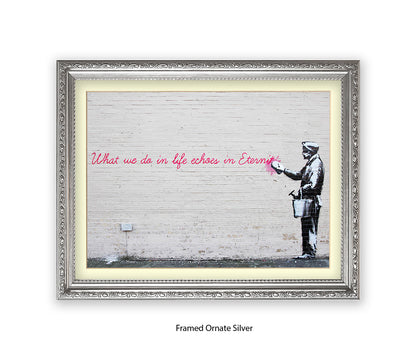 Eternity Echoes Banksy Art Print