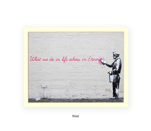 Eternity Echoes Banksy Art Print