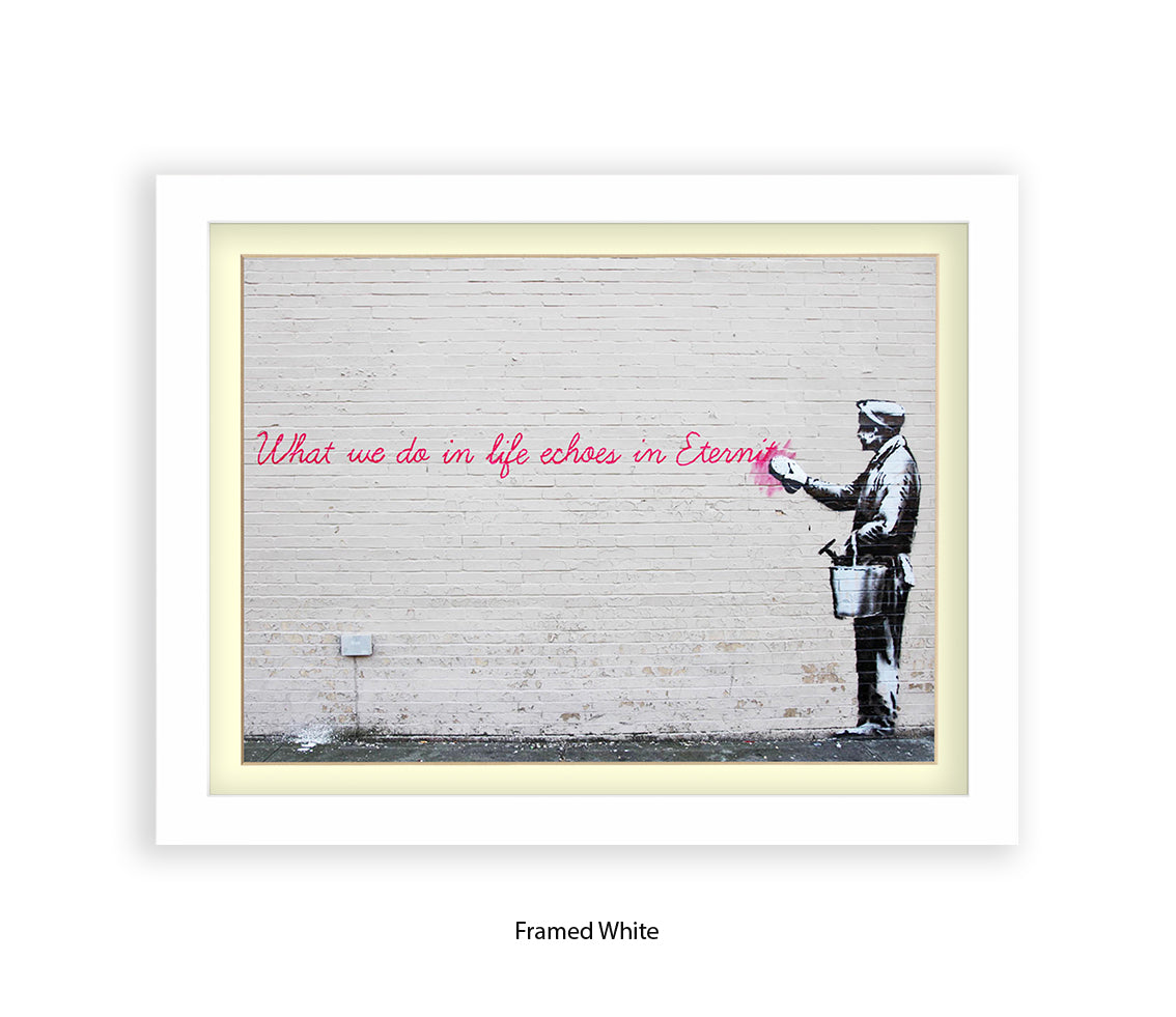 Eternity Echoes Banksy Art Print
