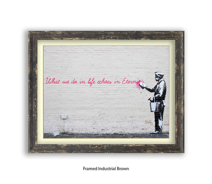 Eternity Echoes Banksy Art Print