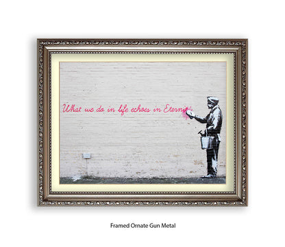 Eternity Echoes Banksy Art Print