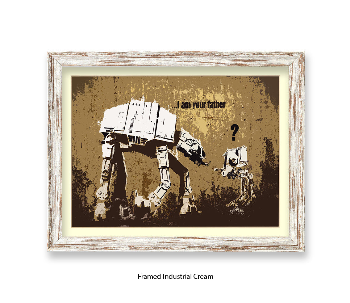I Am Your Father Banksy Art Print