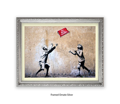 No Ball Games - Banksy Art Print