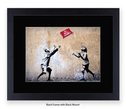 No Ball Games - Banksy Art Print