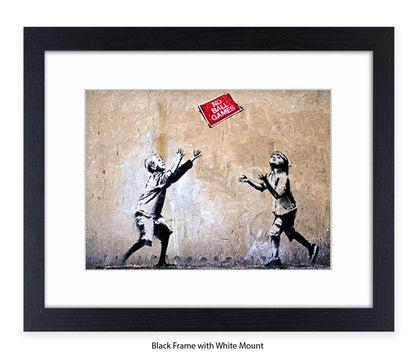 No Ball Games - Banksy Art Print
