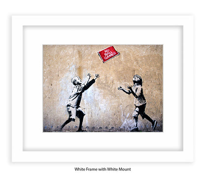 No Ball Games - Banksy Art Print