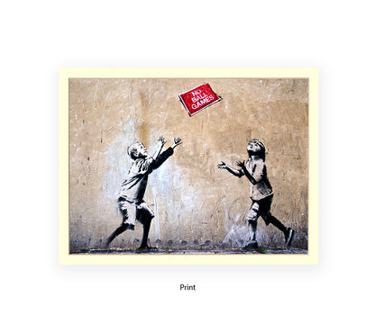 No Ball Games - Banksy Art Print