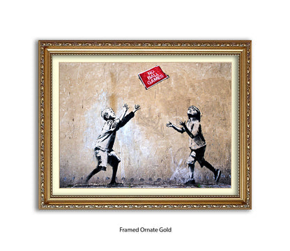 No Ball Games - Banksy Art Print