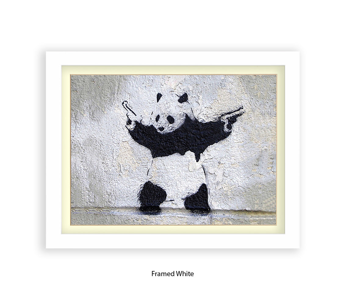 Panda Guns - H -  Banksy Art Print