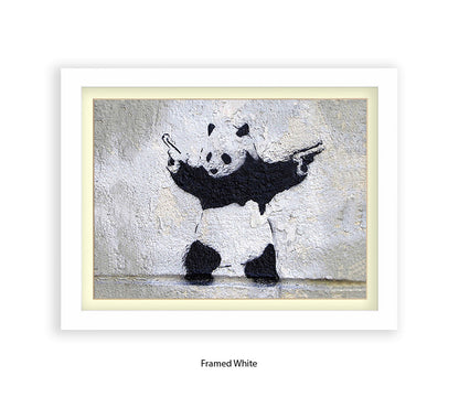 Panda Guns - H -  Banksy Art Print