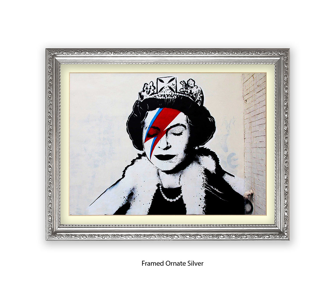 Queen - Ziggy Logo - Banksy Art Print