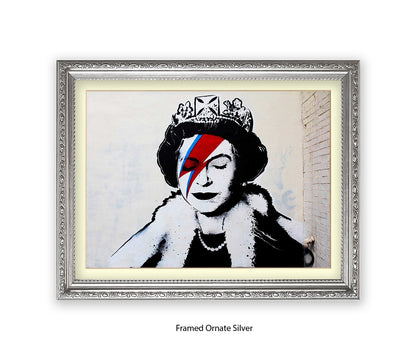 Queen - Ziggy Logo - Banksy Art Print