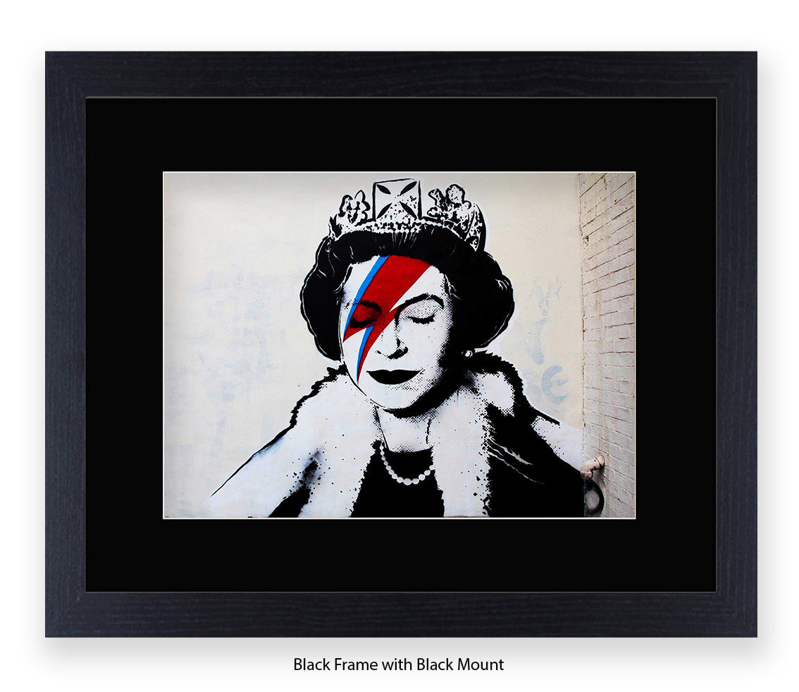 Queen - Ziggy Logo - Banksy Art Print