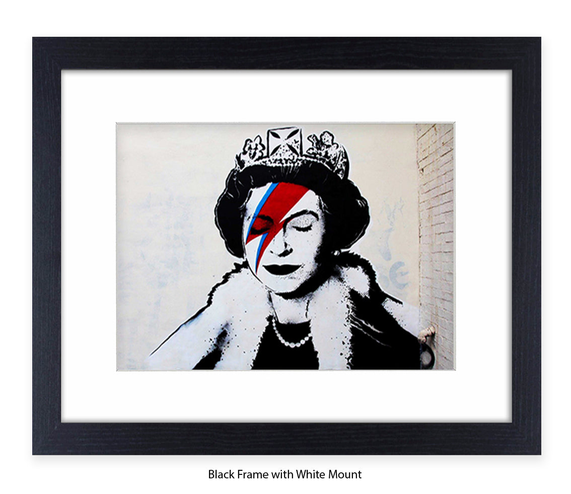 Queen - Ziggy Logo - Banksy Art Print