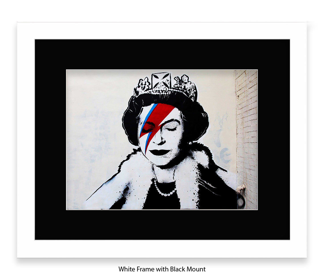 Queen - Ziggy Logo - Banksy Art Print