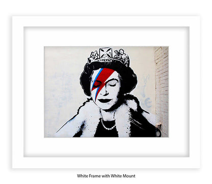 Queen - Ziggy Logo - Banksy Art Print