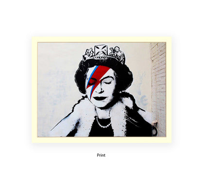 Queen - Ziggy Logo - Banksy Art Print