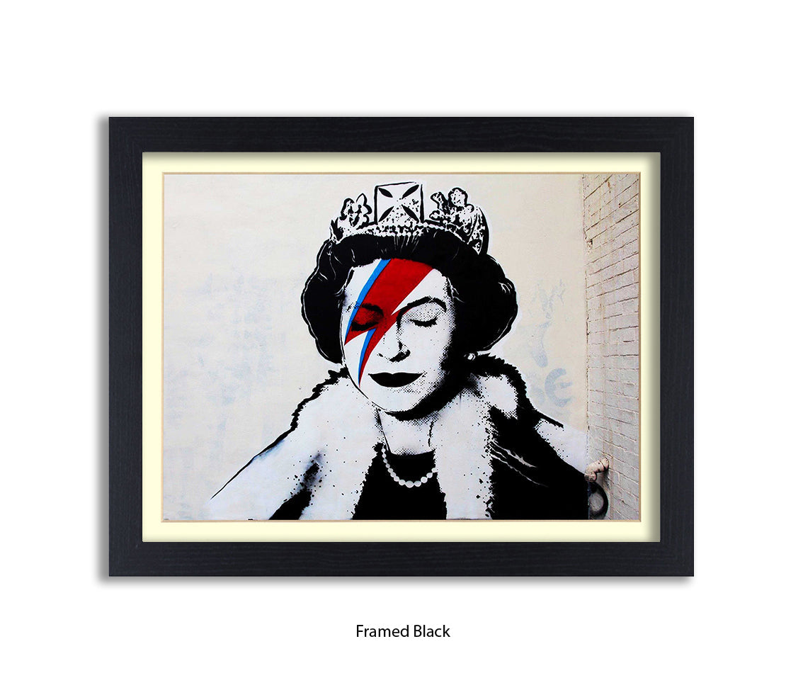 Queen - Ziggy Logo - Banksy Art Print
