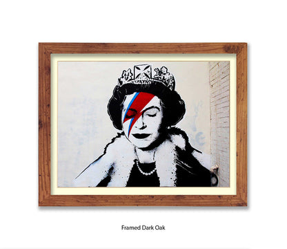 Queen - Ziggy Logo - Banksy Art Print