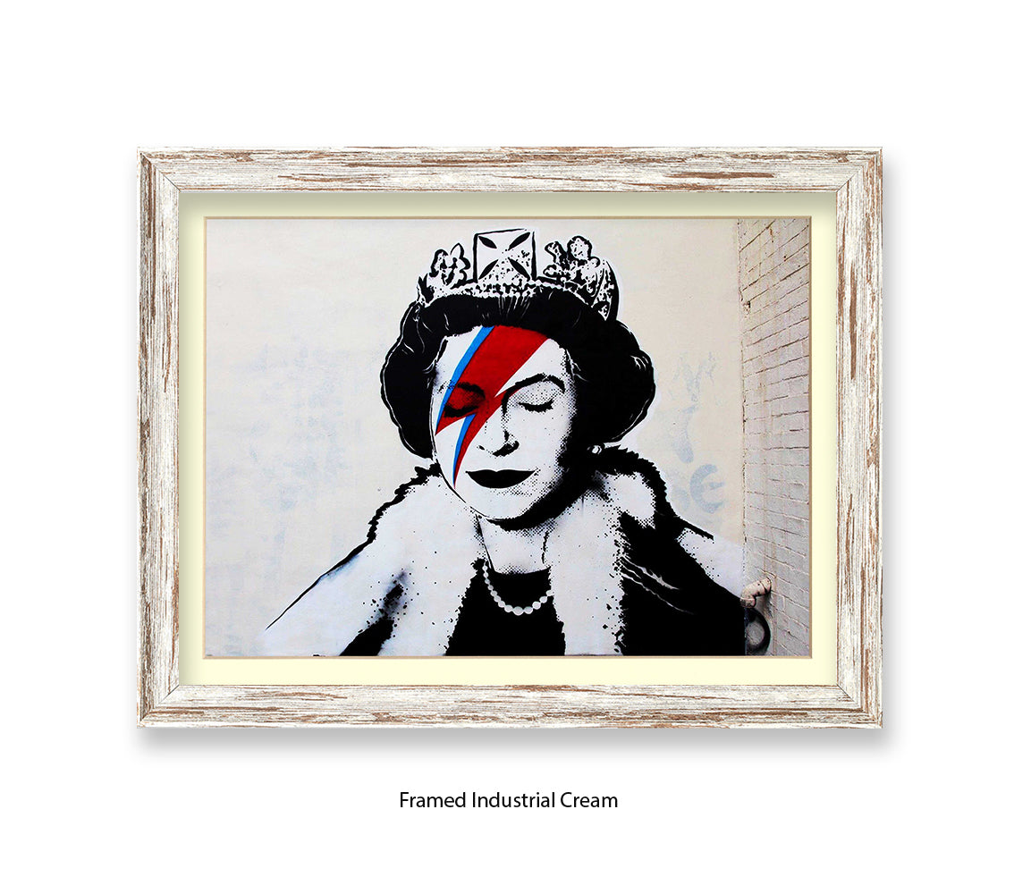 Queen - Ziggy Logo - Banksy Art Print