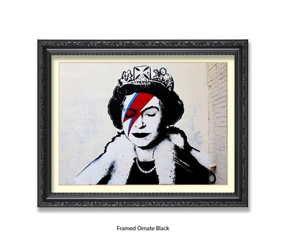 Queen - Ziggy Logo - Banksy Art Print