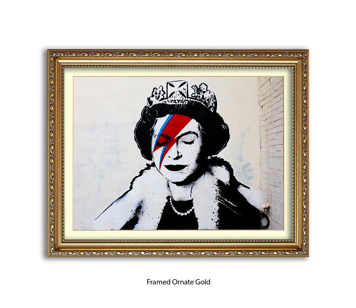 Queen - Ziggy Logo - Banksy Art Print