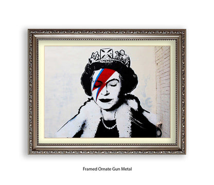 Queen - Ziggy Logo - Banksy Art Print