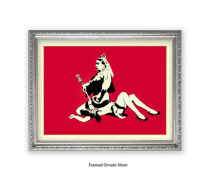 Queen Victoria - Banksy Art Print