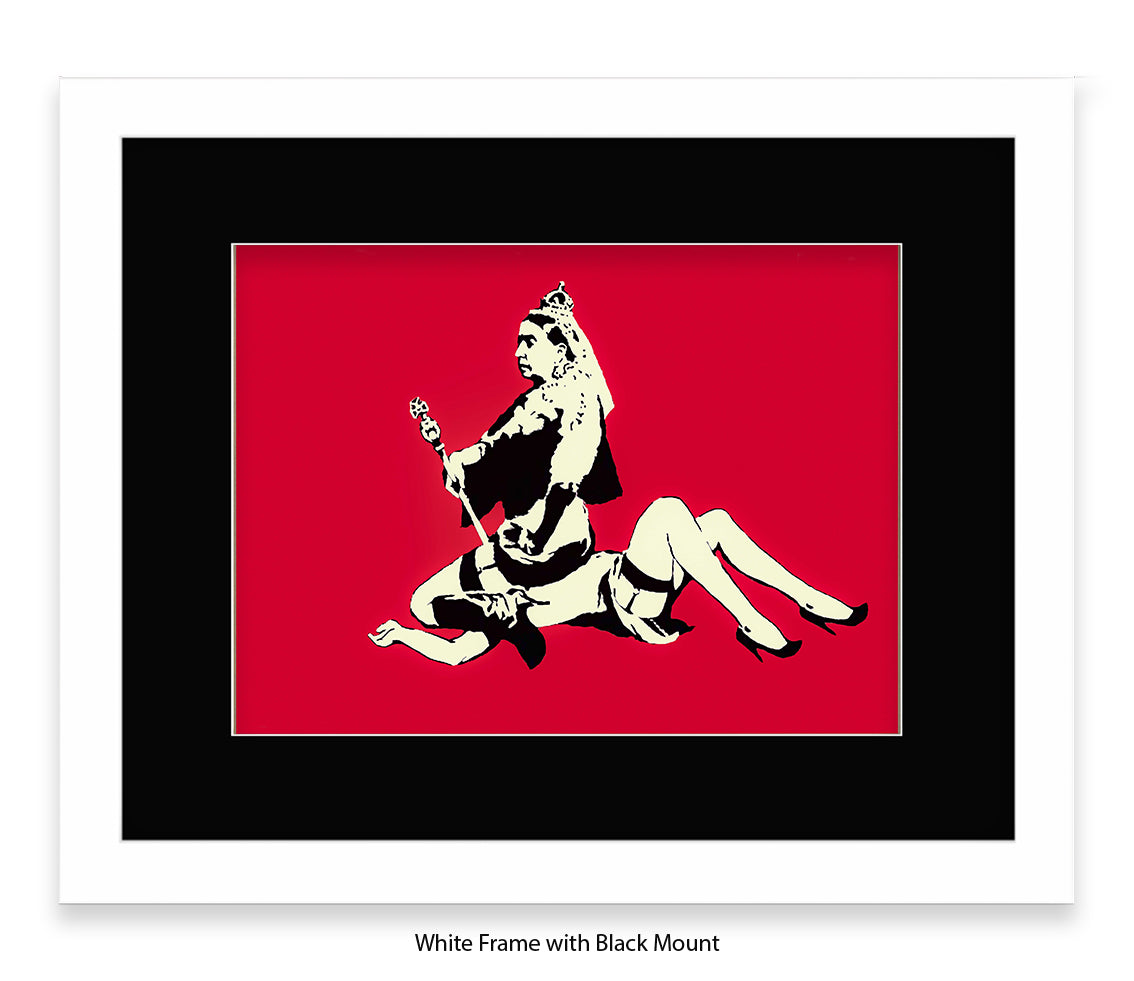 Queen Victoria - Banksy Art Print