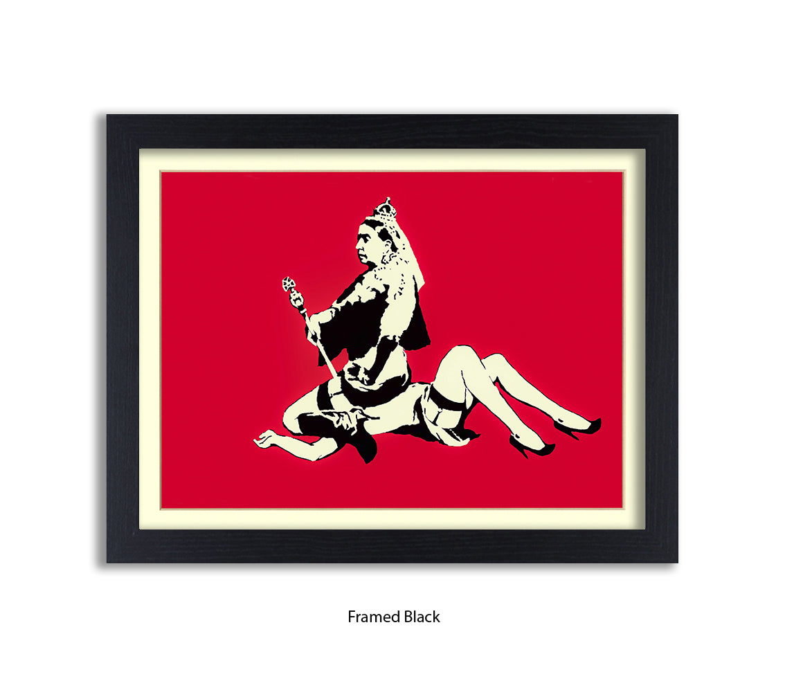 Queen Victoria - Banksy Art Print