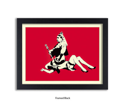 Queen Victoria - Banksy Art Print
