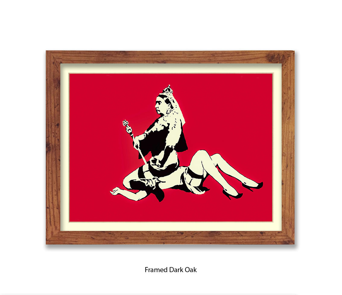 Queen Victoria - Banksy Art Print