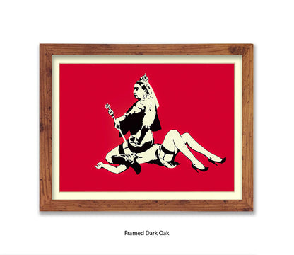 Queen Victoria - Banksy Art Print
