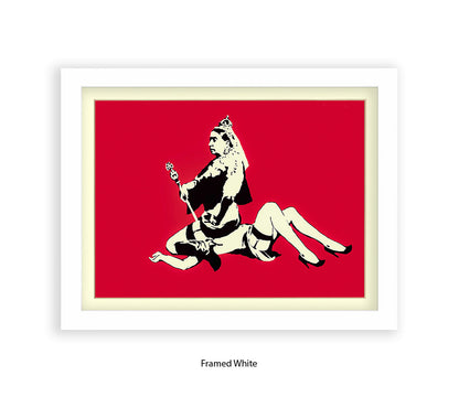 Queen Victoria - Banksy Art Print