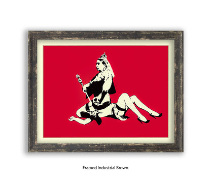 Queen Victoria - Banksy Art Print