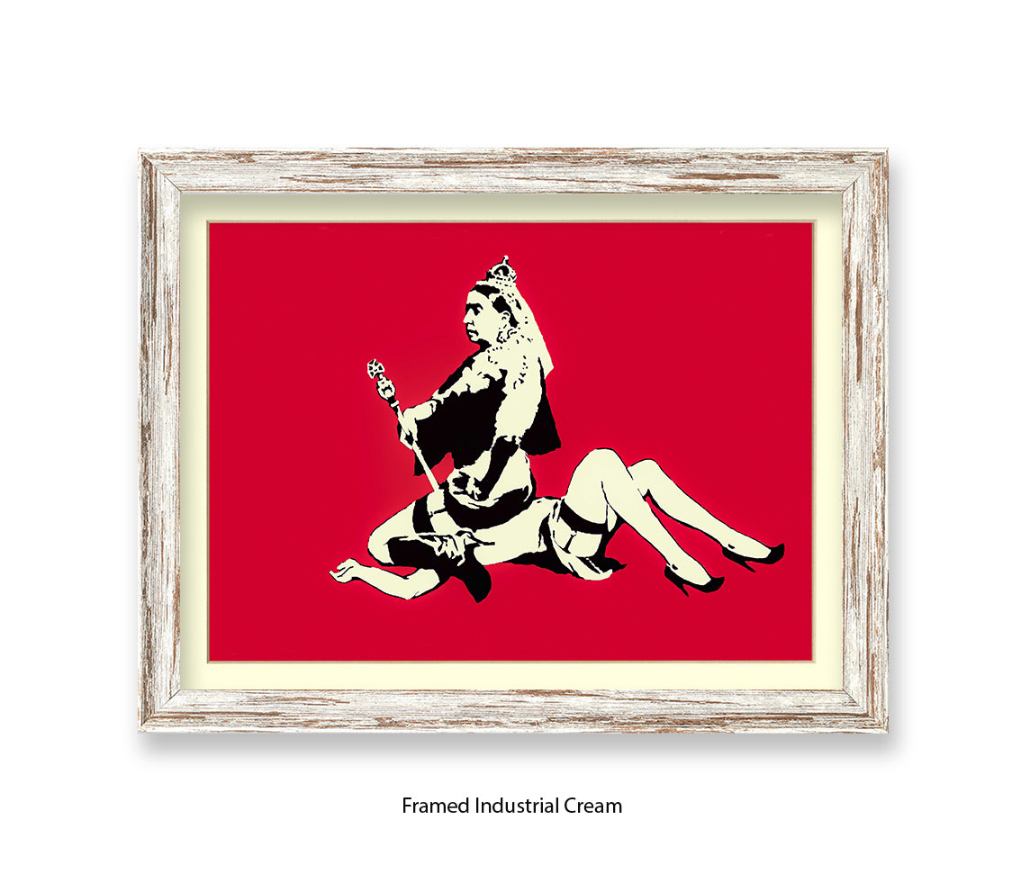 Queen Victoria - Banksy Art Print