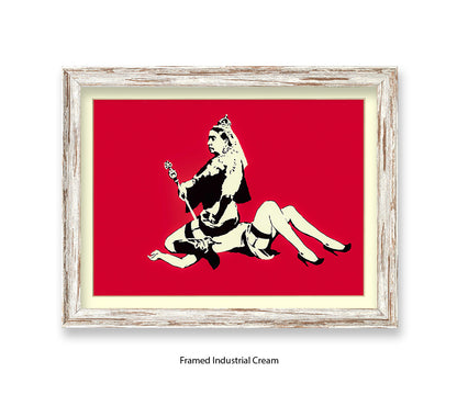 Queen Victoria - Banksy Art Print