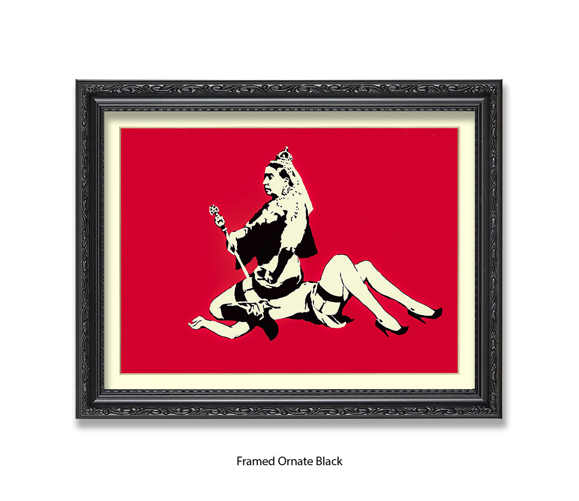 Queen Victoria - Banksy Art Print