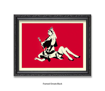 Queen Victoria - Banksy Art Print