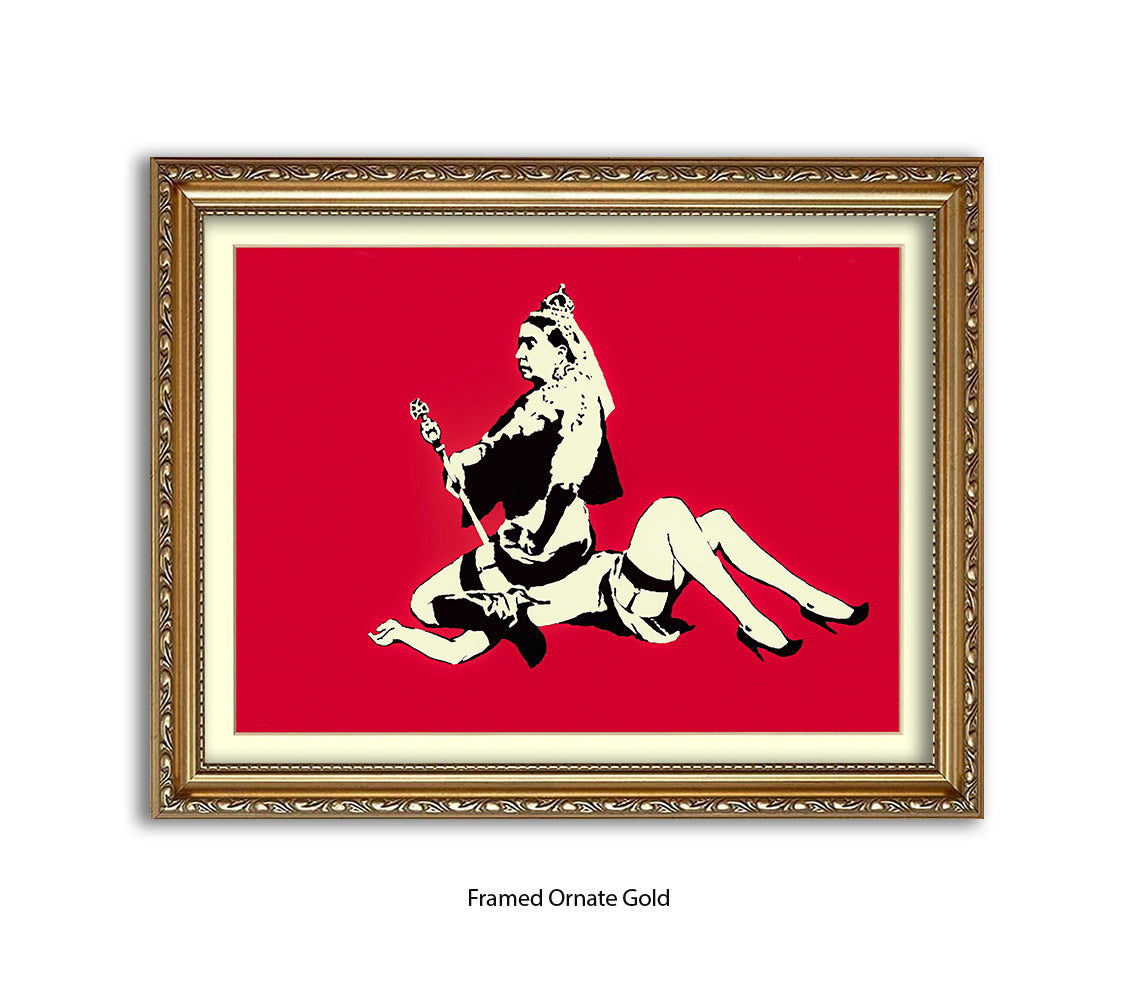 Queen Victoria - Banksy Art Print