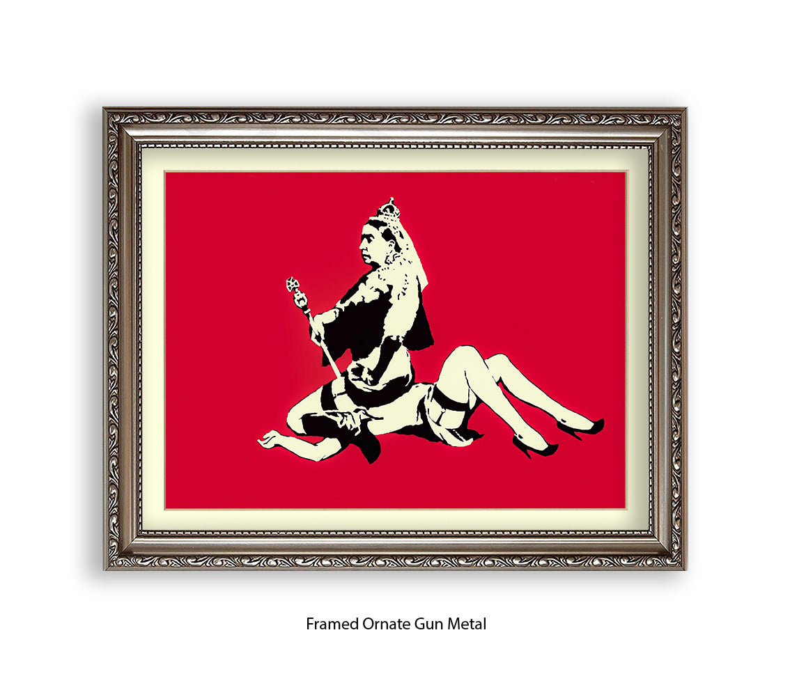 Queen Victoria - Banksy Art Print