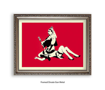 Queen Victoria - Banksy Art Print